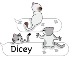 Cat cat cat English version sticker #10876943