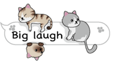 Cat cat cat English version sticker #10876945