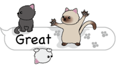 Cat cat cat English version sticker #10876948