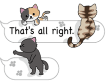 Cat cat cat English version sticker #10876951