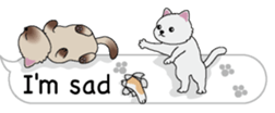 Cat cat cat English version sticker #10876952