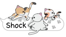 Cat cat cat English version sticker #10876955