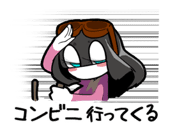 Sleepy girl sticker #10877414