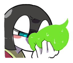 Sleepy girl sticker #10877423