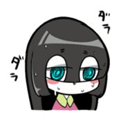 Sleepy girl sticker #10877428