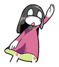 Sleepy girl sticker #10877429