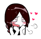 Sleepy girl sticker #10877430