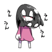Sleepy girl sticker #10877431