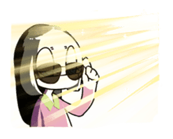 Sleepy girl sticker #10877434