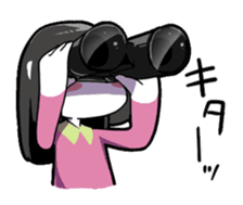 Sleepy girl sticker #10877435