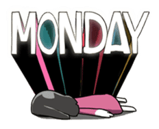 Sleepy girl sticker #10877437