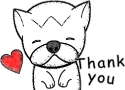 Rude dog (English) sticker #10877483