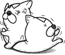 Rude dog (English) sticker #10877493