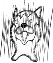 Rude dog (English) sticker #10877499