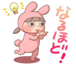 CUTE PINK BUNNY sticker #10877877