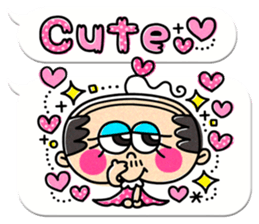 Colorful pop.(White balloon) sticker #10878042