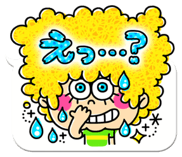 Colorful pop.(White balloon) sticker #10878043