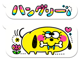 Colorful pop.(White balloon) sticker #10878050