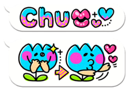 Colorful pop.(White balloon) sticker #10878051
