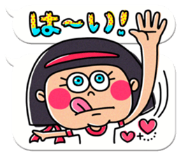 Colorful pop.(White balloon) sticker #10878077