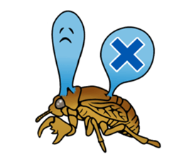 Trembling cicada - Cordyceps sinensis - sticker #10878326