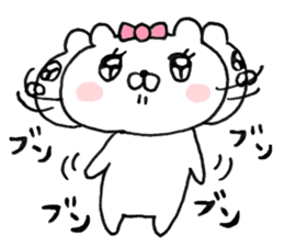 Let's accompanied by a bear~kawaii ver3~ sticker #10878761