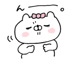 Let's accompanied by a bear~kawaii ver3~ sticker #10878792