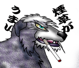 Irish wolfhound sticker #10879245