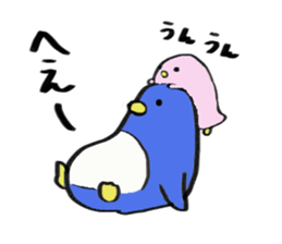 Penguin style sticker #10880398