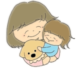 Mom and I and close friend sticker #10881079