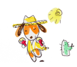 Cute dogs POTETO&DAN sticker #10881208