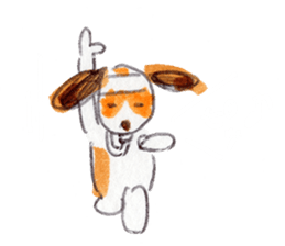 Cute dogs POTETO&DAN sticker #10881219