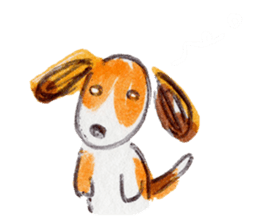 Cute dogs POTETO&DAN sticker #10881226