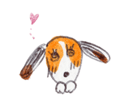 Cute dogs POTETO&DAN sticker #10881236