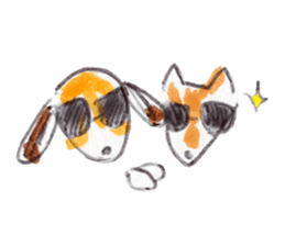 Cute dogs POTETO&DAN sticker #10881237
