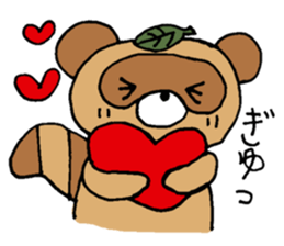 Raccoon dog Tanukichi sticker #10881427
