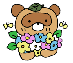 Raccoon dog Tanukichi sticker #10881428