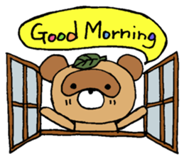 Raccoon dog Tanukichi sticker #10881431