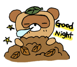 Raccoon dog Tanukichi sticker #10881432