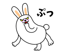 Soft movement of the rabbit sticker #10881820