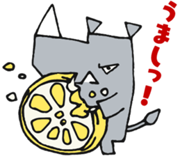 STICKER RHINO! by PORNOGRAFFITTI sticker #10882606