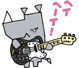 STICKER RHINO! by PORNOGRAFFITTI sticker #10882608