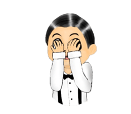 Michael the Ventriloquism's dummy sticker #10883566