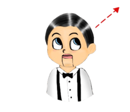 Michael the Ventriloquism's dummy sticker #10883572