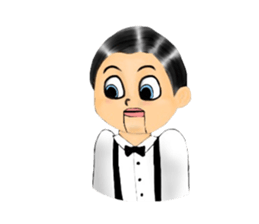 Michael the Ventriloquism's dummy sticker #10883576