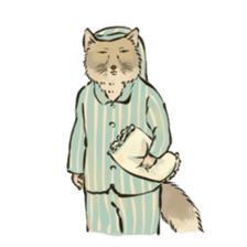 Tibetan Sand Fox of a straight face sticker #10883968