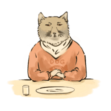 Tibetan Sand Fox of a straight face sticker #10883975