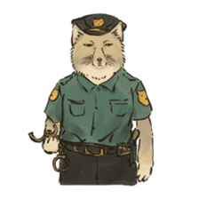 Tibetan Sand Fox of a straight face sticker #10883980