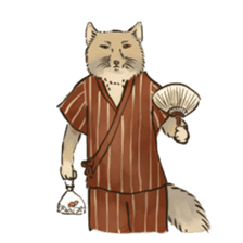 Tibetan Sand Fox of a straight face sticker #10883984