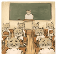 Tibetan Sand Fox of a straight face sticker #10883990